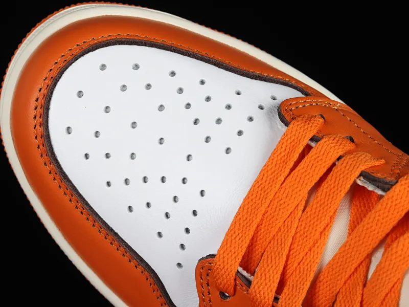 All categories Air Jordan Jordan series basketball shoes Air Jordan 1 High Air Jordan 1 High "Starfish" AJ1 Joe 1 white orange high-top basketball shoes DO9369-101